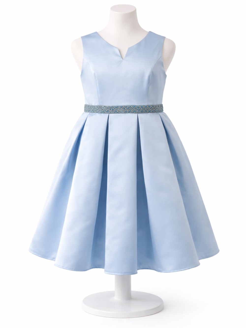 New Custom Baby Blue Pageant Dress